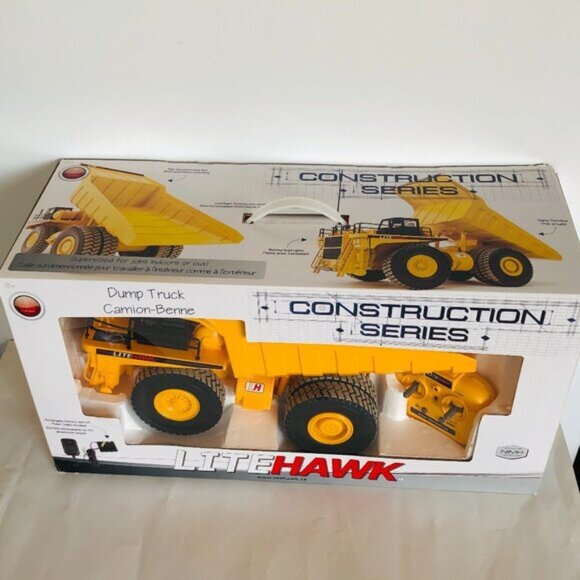 New in Box-LiteHawk RC Dump Truck w/Rechargable Battery and AC Power Supply - Picture 7 of 16